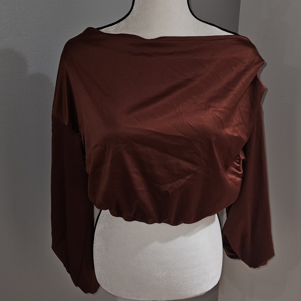 Elegant Copper Women's Top